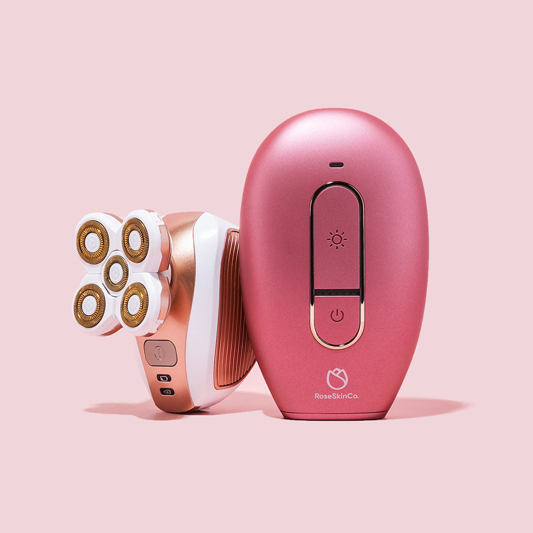 Silky Skin Bundle (Lumi + 4D Shaver) – RoseSkinCo.
