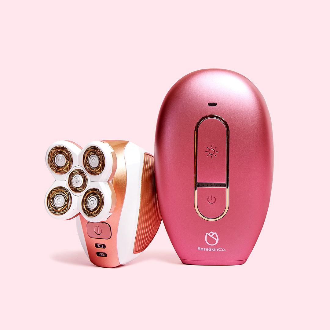 Silky Skin Bundle (Lumi + 4D Shaver) – RoseSkinCo.