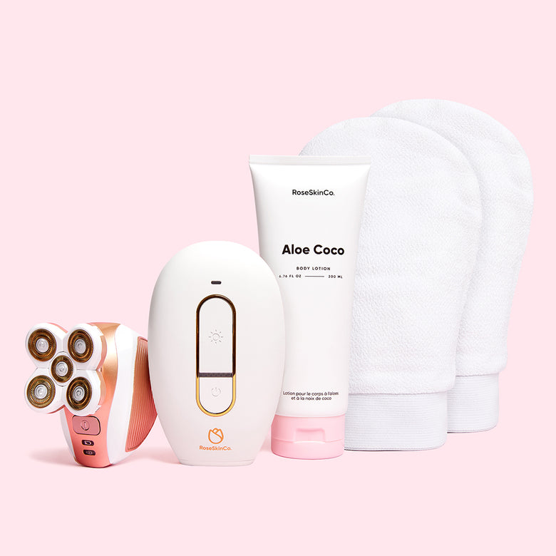 Silky Smooth+ Routine (Lumi + 4D + 2 Gloves + Lotion)